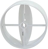 Manrose 100mm Extractor Fan Vent Back Draught Shutter 2 Flaps 1 Spring view 3