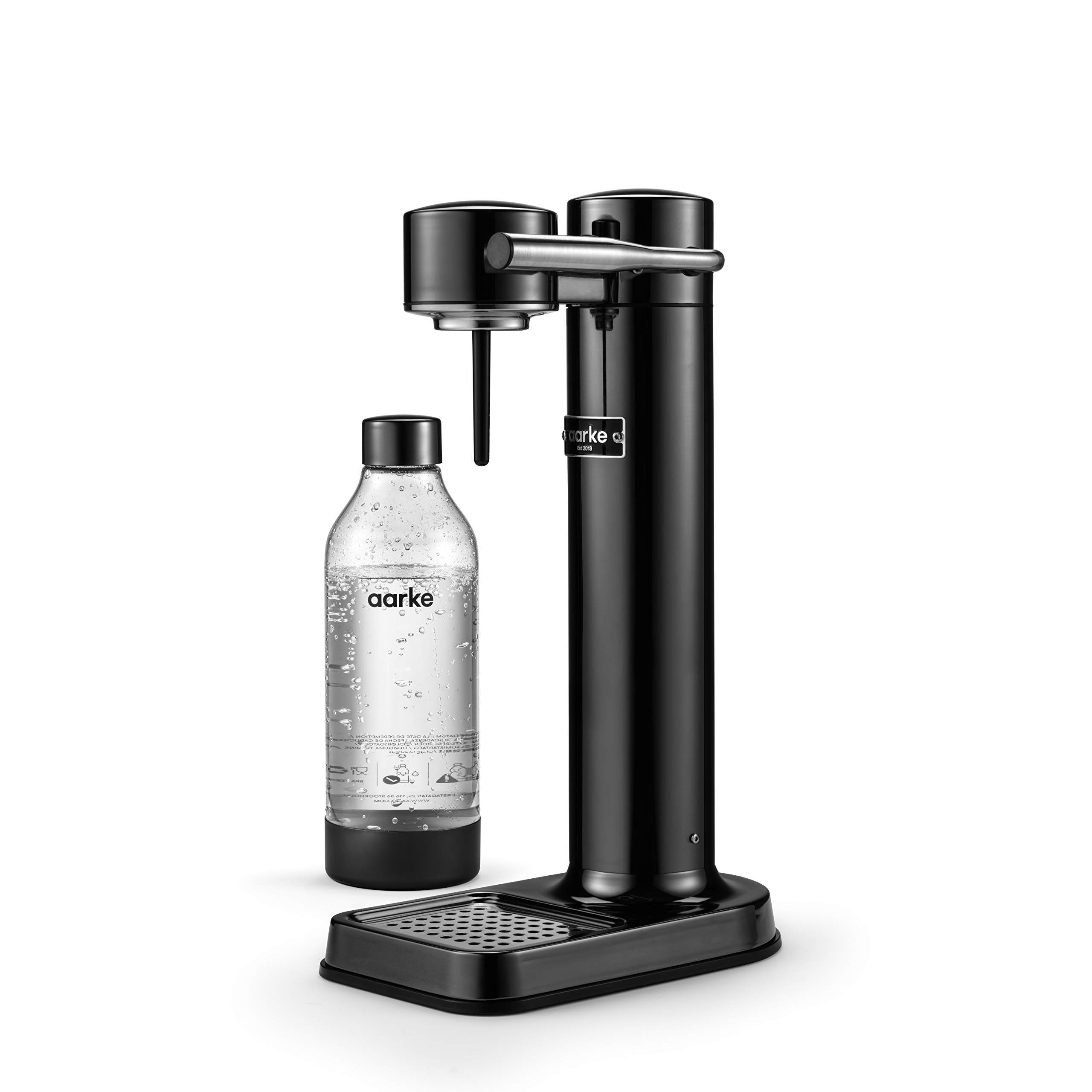 Aaeke AA-1000 Aarke Carbonator II Premium Carbonator Sparkling Water Maker Black Chrome