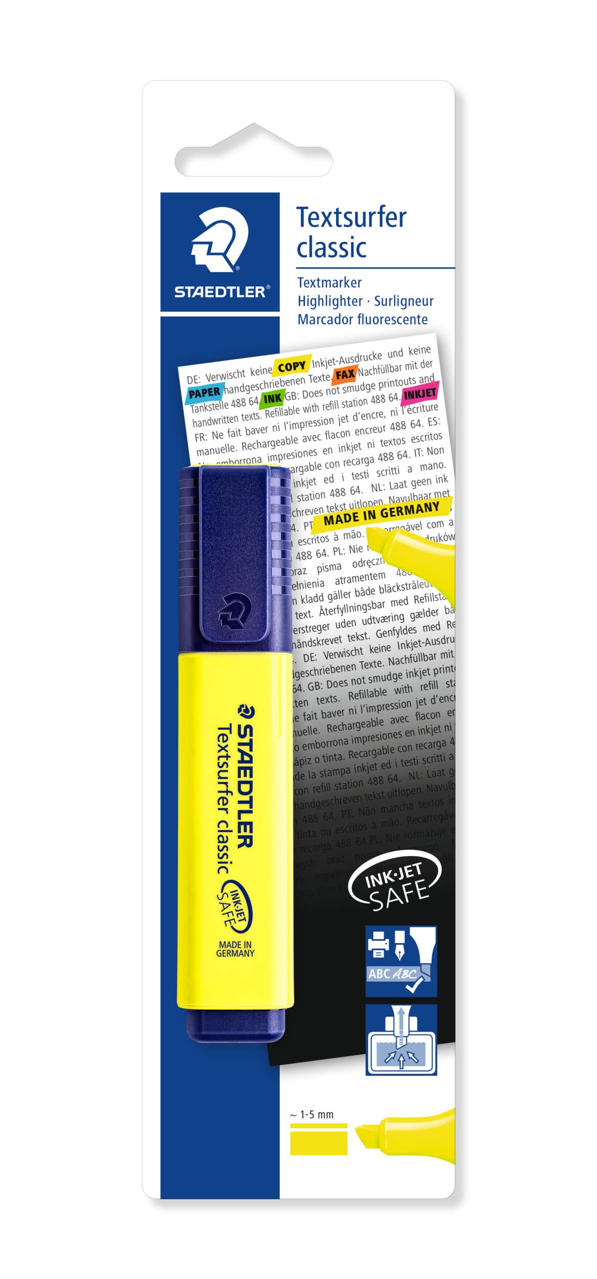 Staedtler Texts Original Color Highlighter - Yellow