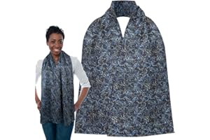 DESIGNED TO DINE Adult Bib Scarf - Dignified Alternative to Bibs | Washable and Reusable Clothing Protectors for Eating
