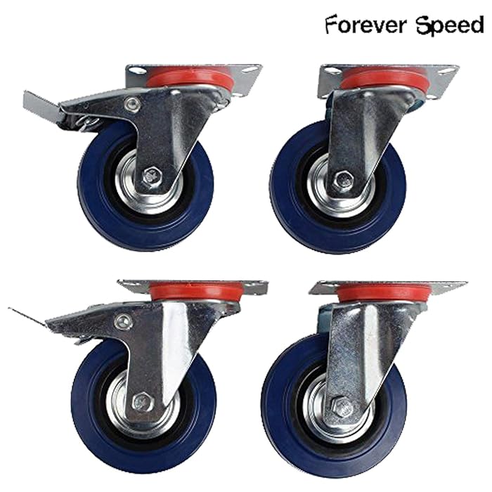 Buy Forever Speed 4x 100mm Castors Heavy Duty Castor Wheels Swivel