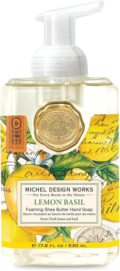 Michel Design Works Lemon Basil Foaming Hand Soap 17.8 oz