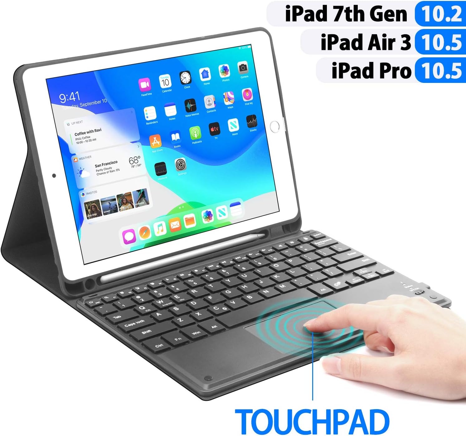 Keyboard Case for iPad 10.2 2019 7th Gen,iPad Air 10.5 Amazon.co.uk Electronics