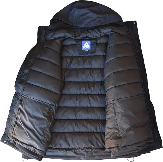 Snow Country Outerwear Mens 3in1 Burlington Jacket Coat Big Sizes