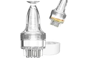 Scalp Massager Hair Growth 3ml No Messy Transparent Hair Oil Applicator with Comb Portable Scalp Applicator for Home Travel