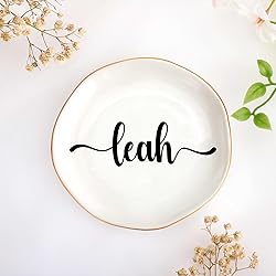 Leah Jewelry Holder Gifts for Women, Personalized