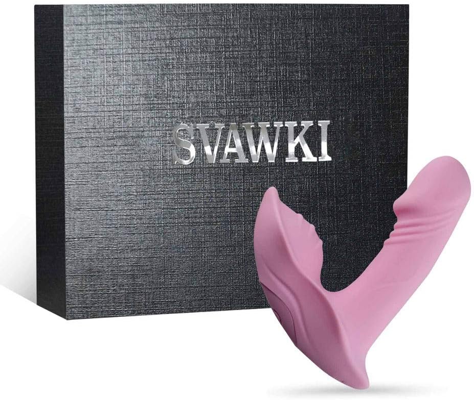 Cordless Wand Wearable Dídó Masager Adullt Toy for Woman Waterproof G Spotter Toys (Color : Pink)