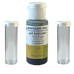 Wide Range pH Indicator Solution: 30 mL Plus 2