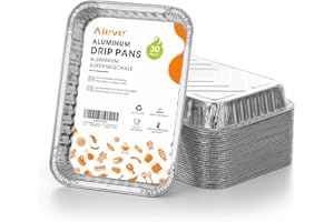 AIEVE Drip Pans for Ninja Woodfire Outdoor Grill, 30 Pack Grease Tray Liners Replacement Parts for Ninja Woodfire Outdoor