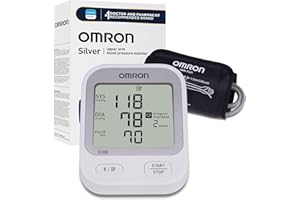 Omron Silver Upper Arm Blood Pressure Monitor