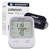 OMRON Silver Blood Pressure Monitor for Home Use & Upper Arm Blood Pressure Cuff - #1 Doctor & Pharmacist Recommended Brand - Clinically Validated - Connect App