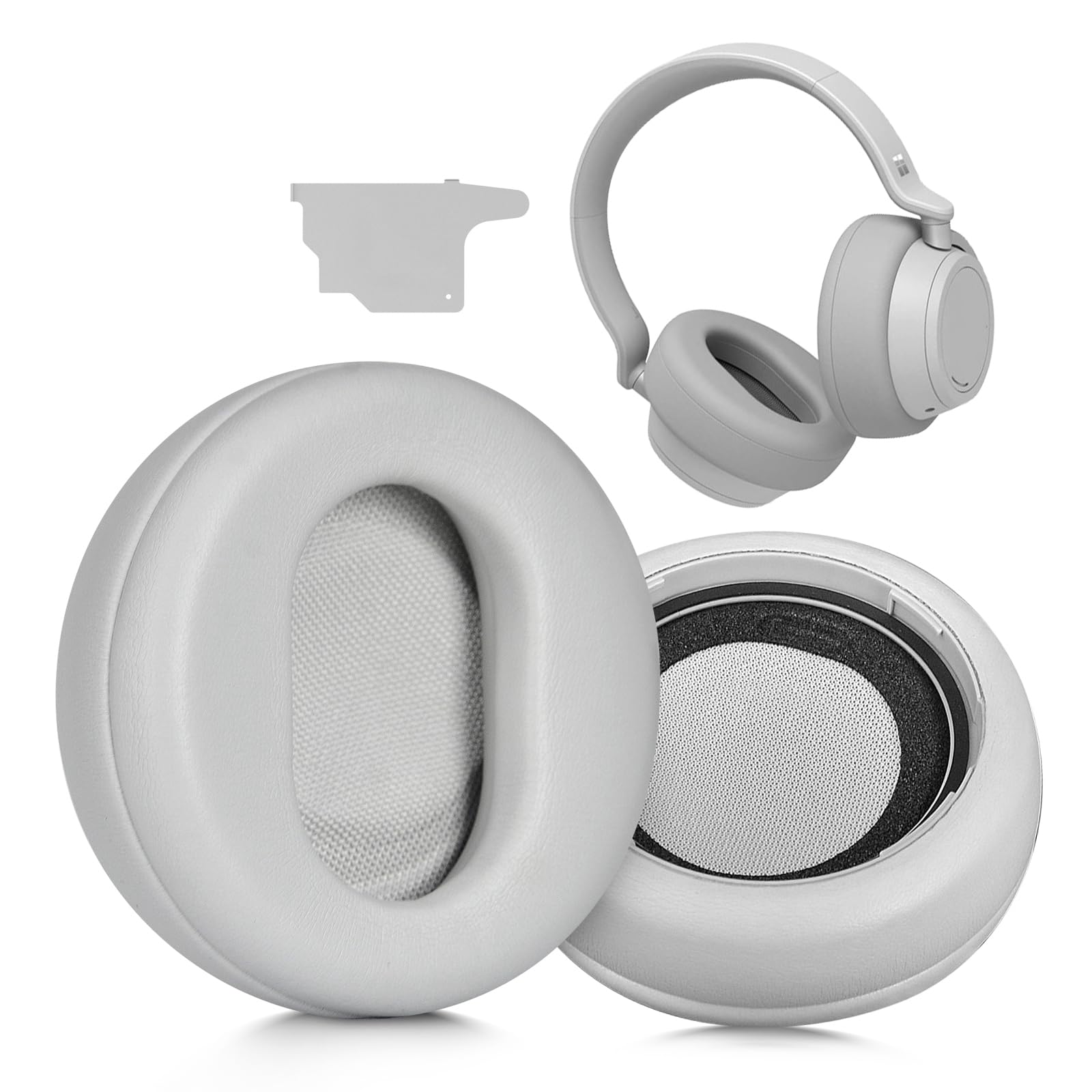 ear Pads Replacement for Microsoft Surface GEN I Headphones, Compatible with Microsoft Surface GEN II Ear Cushions (Grey)
