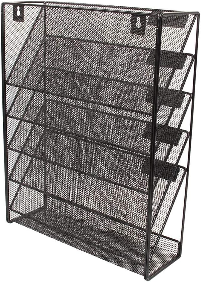 Organisateur Mural Colexy 6 Poches A4 - Porte-Revues Suspendu, Pliable | Pour Bureau, École