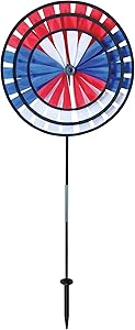 In the Breeze Triple Wheel Patriotic Garden Spinner