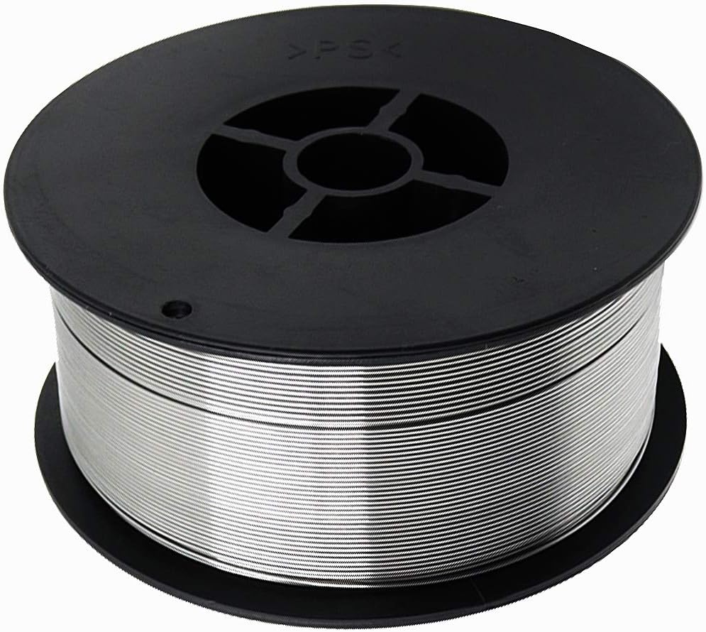 Flux Core Welding Wire E71TGS.030(0.8mm) Diameter 2Lbs Spool Gasless Silver Mig Wire, Pack of 1 - - 