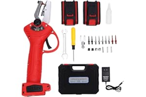 Fafeicy Electric Ear Tag Applicator Kit Cordless Cow Tagger with 2 Rechargeable Batteries Automatic Rebound for Cattle Pig Sh