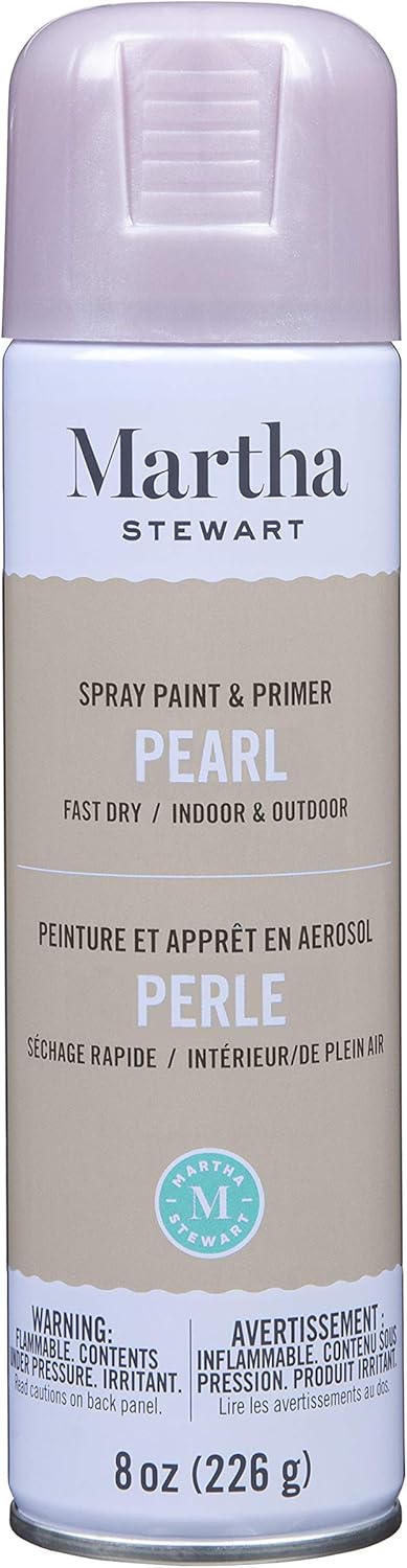 Martha Stewart Rose Chrome Paint & Primer 8oz Spray Paint