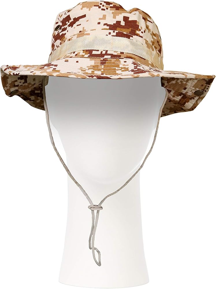blue digital camo boonie hat