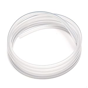 Multipurpose Flexible High Temp Clear Food Grade 3/8” ID x 1/2” OD 10 FT Silicone Tubing Hose Use for Aquarium Tube Pool Cleaning Agricultural Beer Brewing Wine Making