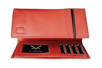 AL FASCINO Afat220rdrd Red Womens Wallet (AFAT220RDRD)