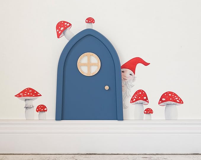 TinyFoxes Wandtattoo Kleiner Wichtel für die Wichteltür im Kinderzimmer