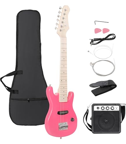 Amazon.com: ZENY 30 inch Kids Electric Guitar with 5w Amp