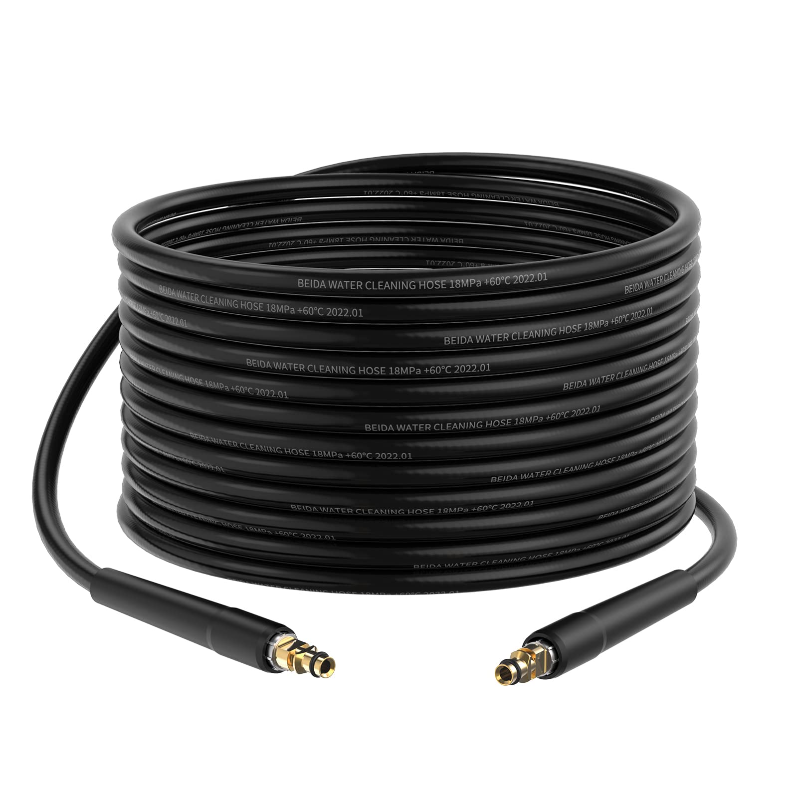 Stone Banks 10m Pressure Washer Hose for Karcher K2 K3 K4 K5 K6 K7, Click Plug Quick Connector Replacement Hose Extension, 180bar Jet Wash Hose for Kärcher K Series High Pressure Accessories