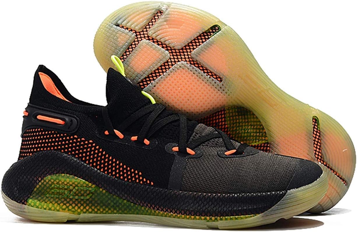 Sport Men's Curry 6 UA Basketball Running Shoes Grey/Orange