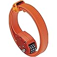 OTTOLOCK Cinch Lock - Lightweight Anti Theft Compact Combination Bike Lock, Ideal for for Quick Stops, Bicycle Accessories, OTTO Orange, 30 Inch