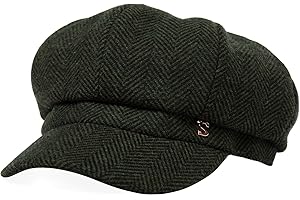 Comhats Womens Merino Fashion Newsboy Hats Wool Visor Beret Cabbie Cap Ladies