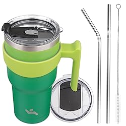 Konokyo 30 oz Tumbler with Handle and 2 Straw 2