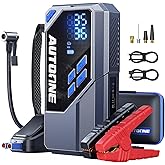 AUTOONE 10000A Jump Starter with Air Compressor, 24000mAh Jump Box with Tire Inflator (All Gas & Diesel) Portable Car Battery