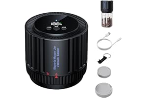 CYNROFVEN Electric Mason Jar Vacuum Sealer Kit for Wide Mouth and Regular Mouth Mason Jars，for Food Storage and Fermentation