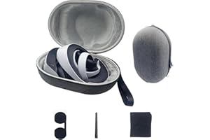 MVRPDXC Hard Carrying Case for Playstation VR2 Gaming Headset and Touch Controllers Accessories, PS VR2 Protective Bag with Lens Protector Cover, PSVR2 Portable Case Suitable for Travel and Home