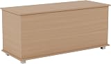 Vida Designs Leon Wooden Pouf Storage Box with Lift Lid Pine Wood view 8