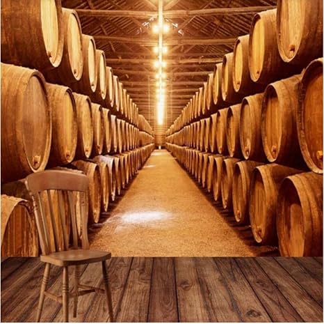 Amazon Co Jp Iusasdz プロのカスタム3d壁紙壁画ワインセラーワイン樽背景壁装飾絵画壁紙 400x280cm Diy Tools Garden