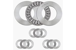 XIKE POWER UNLIMITED TRANSPORT XIKE 4 Pcs NTA1220/TC1220+2TWA Thrust Needle Roller Bearings 3/4" x1-1/4 with Washers, Fits DIY/Electric＆Manual Tools, Cars/Trucks/TWAilers/Two＆Three Wheelers, Agriculture/Industrial Machinery.