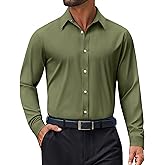 COOFANDY Mens Dress Shirt Long Sleeve Wrinkle Free Formal Shirts Business Casual Button Down Shirts
