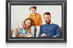 CANUPDOG 10.1 Inch WiFi Digital Picture Frame, 1280x800HD IPS Touch Screen Digital Photo Frame Electronic,16GB Memory, Auto-Rotate, Wall Mountable, Share Photos/Videos Instantly via Uhale App from Anywhere