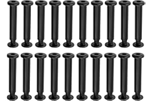 Savagrow 20 Sets M6 x 40mm Binding Post Screws Hex Drive Rivet Socket Binding Bolts Fastener Bolts Cap Nuts