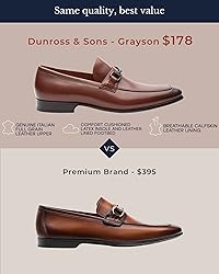 Dunross & Sons Grayson Men's Bit Loafers, Dress