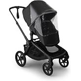 Bugaboo High Performance Rain Cover &ndash; 180&deg; Zipper Access, Transparent Window, Reflective Strip, PVC-Free Weather Shield for Bassinet &amp; Seat, Fits Cameleon 3, Fox, Lynx &amp; Kangaroo