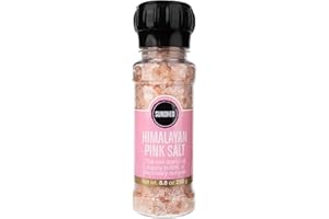 SUNDHED Pink Himalayan Gourmet Salt (Course), (8.81 Oz), Natural Sherpa Rock Salt for Seasoning, Keto Friendly and Kosher Cer