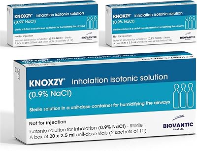 KNOXZY Isotonic Saline 0.9% Inhalation Solution - 60 Vials