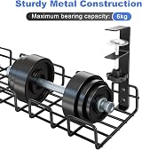 SEGNAYEN Under Desk Cable Management Tray No Drill Metal Wire Organizer Clamp view 4