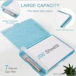 Glitter Clipboard with Storage,Storage Clipboard