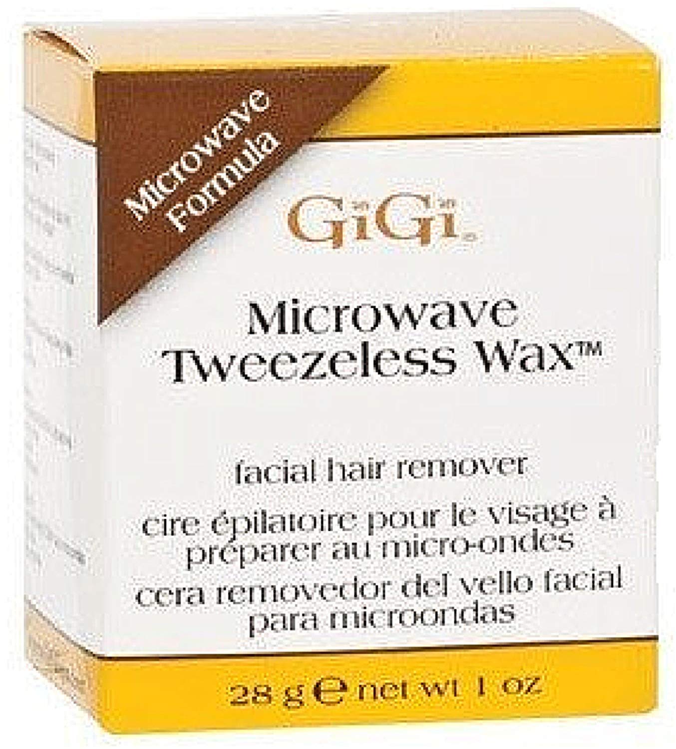 Amazon.com : GiGi Microwave Tweezeless Wax 1 oz (Pack of 2 ...