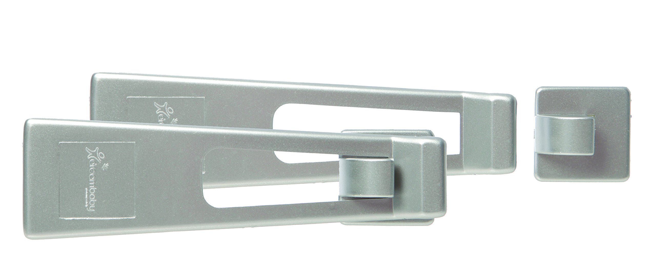 Dreambaby Refrigerater and Appliance Latch (Pack Of 2, Silver colour)