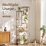 Bamworld Tall Plant Stand 11-Tier Wood Indoor Outdoor Garden Shelf 71.8in view 4