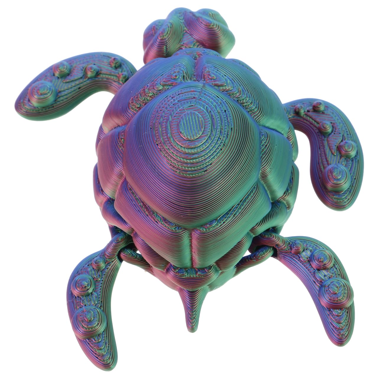 ibasenice 3D Printed Sea Turtle Model with Movable Joints Realistic Simulation Turtle Figurine Collectible Ornament for Home Office Aquarium Decoration